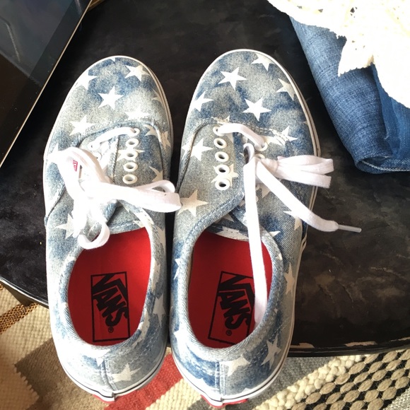 Brand new never worn star vans!