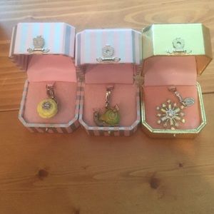 3 juicy couture charms