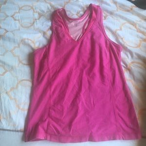 Pink work out shirt