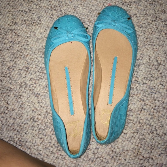 Blue flats