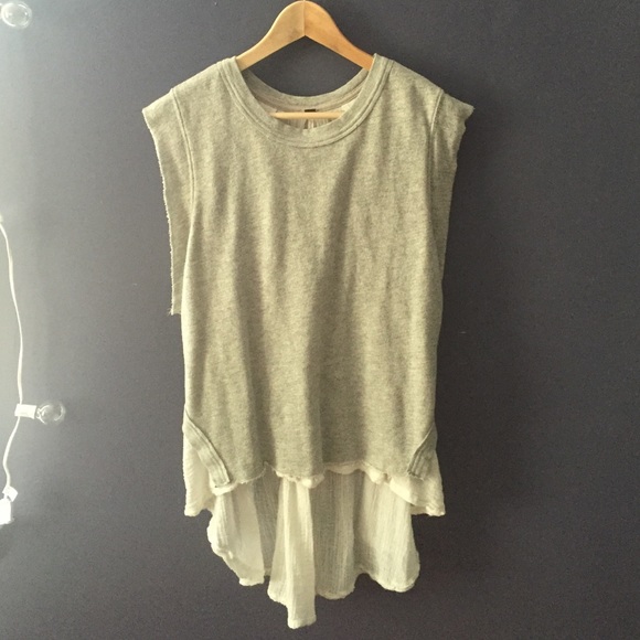 Free People Gauze Back Tank