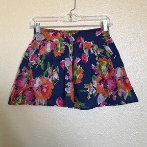 Aeropostale Floral Skirt with Pockets