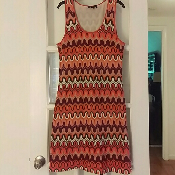 Karen Kane lined open knit dress