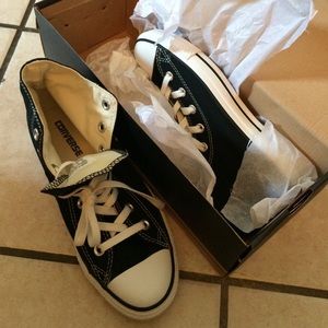 Brand new Converse black high top sneakers