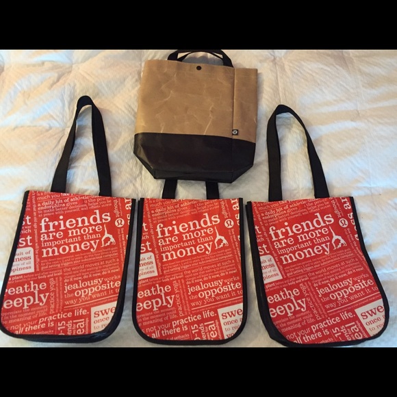Set of Lulu Lemon Bags