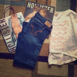 Hollister ankle/ crop jeans