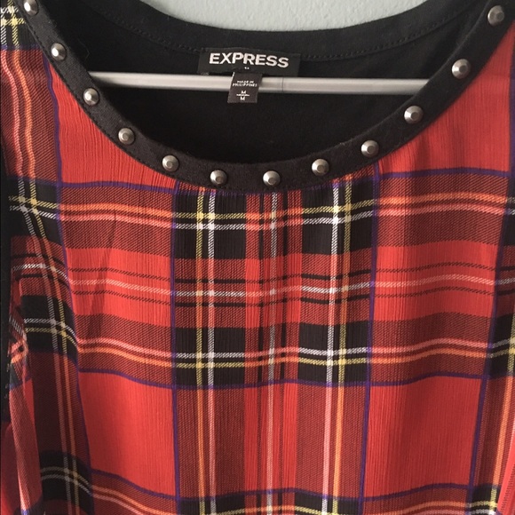 Express Plaid Tank