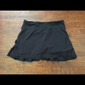 Black Lulu Lemon Running Skirt