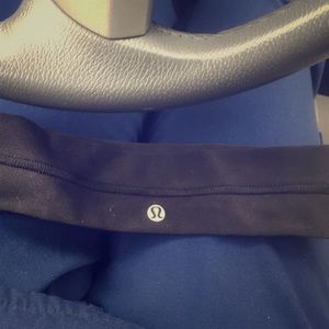 Lulu lemon athletics black headband!
