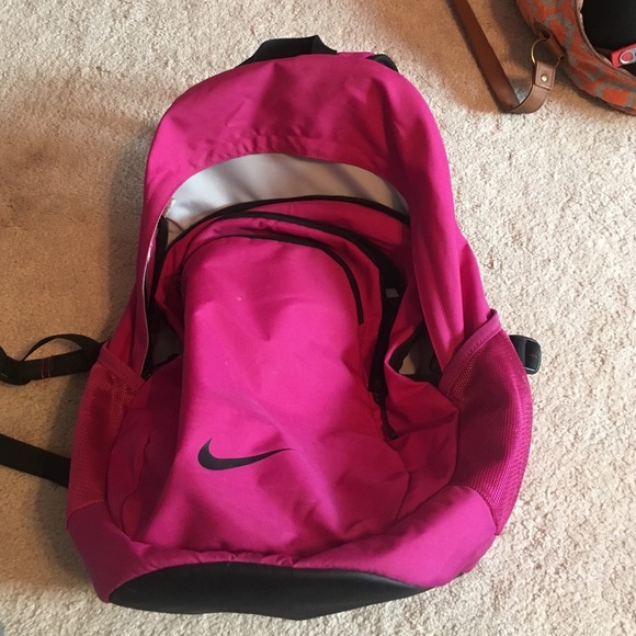 pink nike backpack