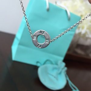 TIFFANY & CO silver pierced atlas bracelet