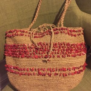 J. Crew Woven Tote