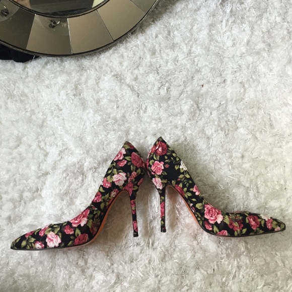 Joe Fresh Shoes - Joe Fresh Rose Print Heels