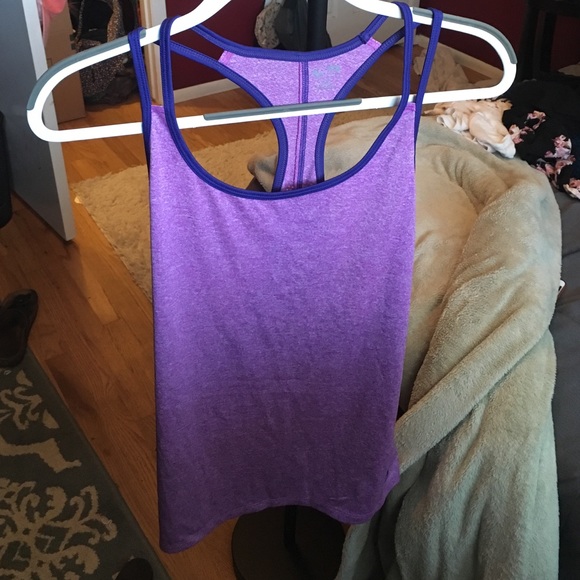 Purple Racer Back Work Out Tank