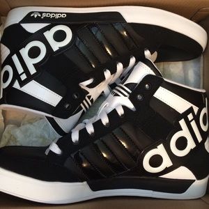 Adidas high tops (women's size 9)