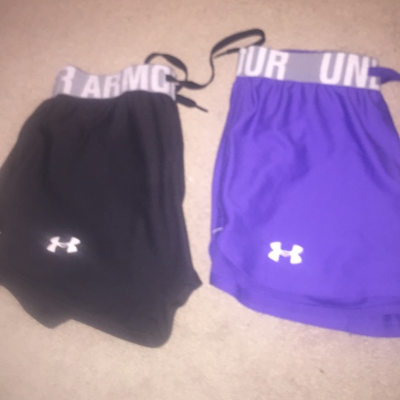 2 for 1 under armour "play up" shorts