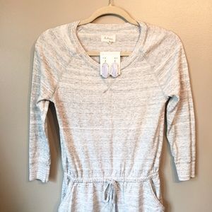 Lou & Grey Lightweight Heathered Sweater Dress