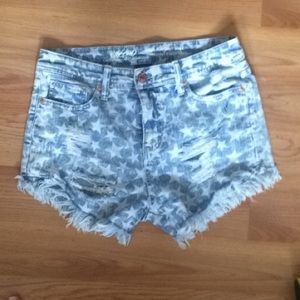 Star high waisted festival shorts! Size 27