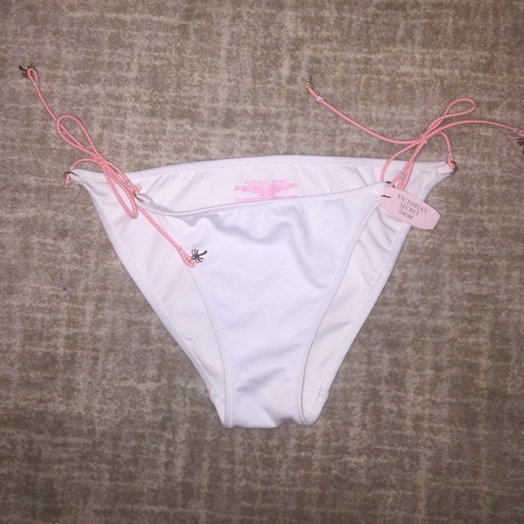 NWT Victoria's Secret White Bikini Bottom