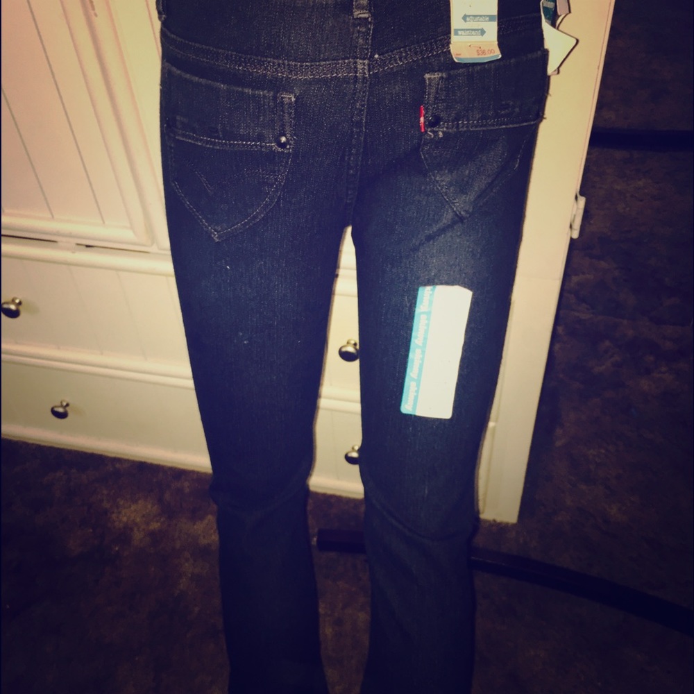 Girls 10 1/2  plus  skinny jeans Levis NWT