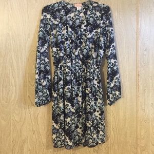 Long sleeve floral dress