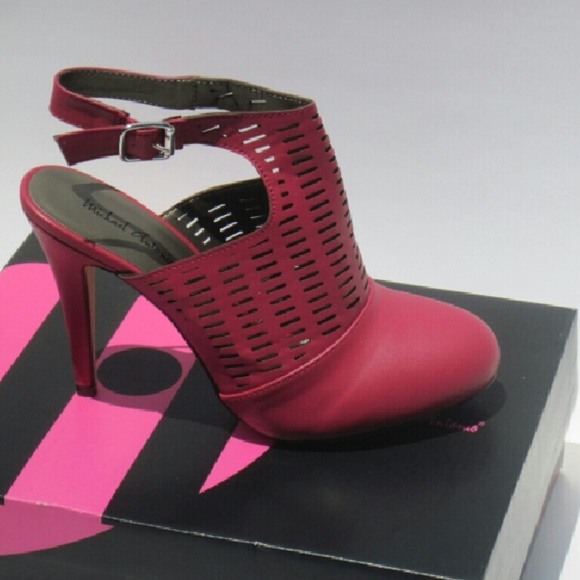 Michael Antonio Cranberry heels - Picture 3 of 4