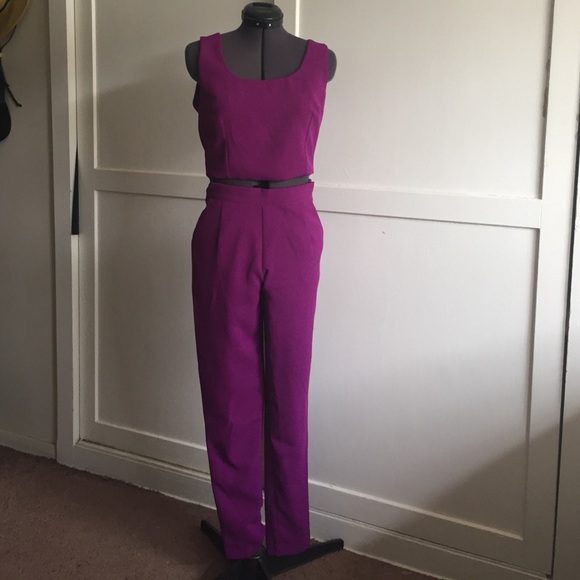 LULU'S Together Forever Purple Two-Piece Set