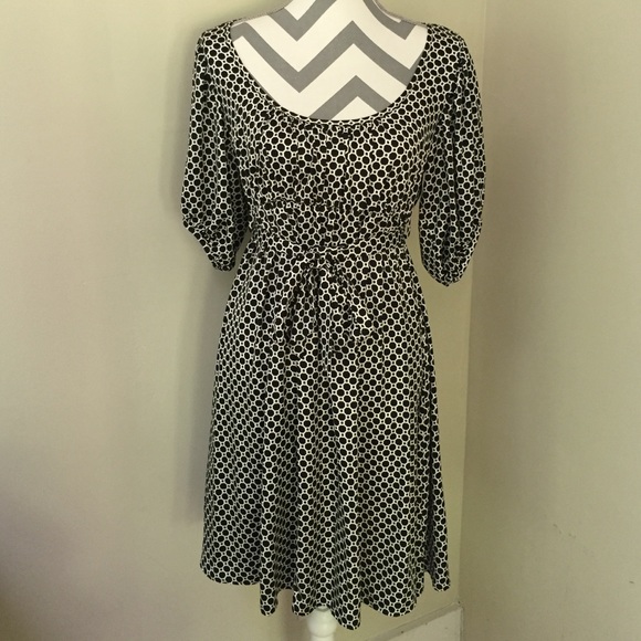 H&M Black/White Dress - Size 8