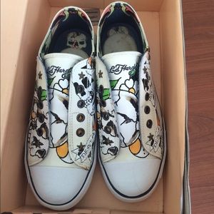Ed Hardy Slip On Sneakers