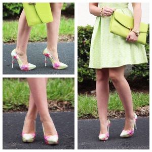 Alice + Olivia Shoes - SALE❗️Colorful Patent Pointed Toe Heels Alice + Olivia Shoes - SALE❗️Colorful Patent Pointed Toe Heels