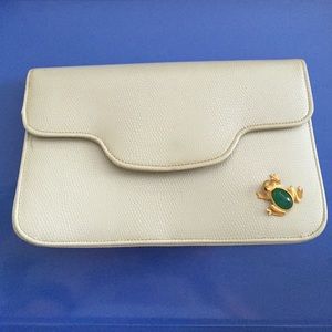 1960's Vintage Meyers deco clutch/evening purse
