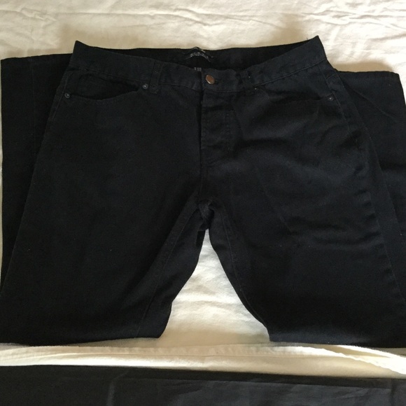Men's black jeans