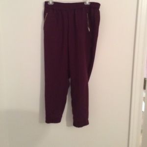 Maroon Joggers