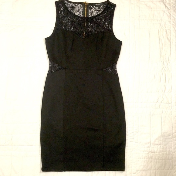 Forever 21 Black Dress w/ Lace Detail