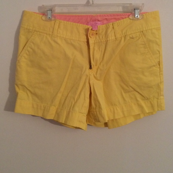 Lily Pulitzer Yellow Shorts