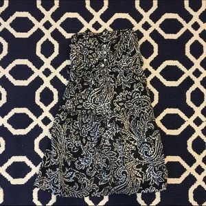 American Eagle strapless print dress