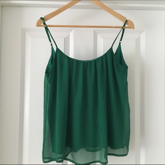 Tobi green tank top - Picture 1 of 2