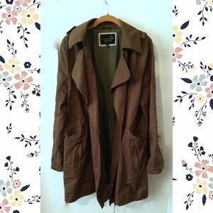 Army green military style jacket
