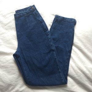 AMERICAN APPAREL HIGH WAISTED JEANS