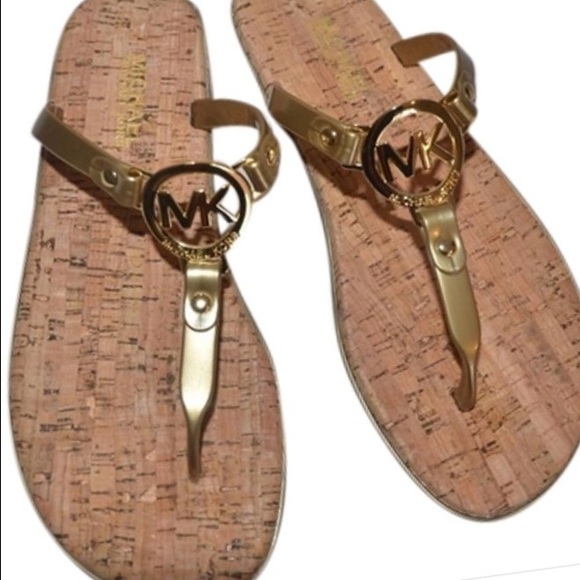 Cork flip flops