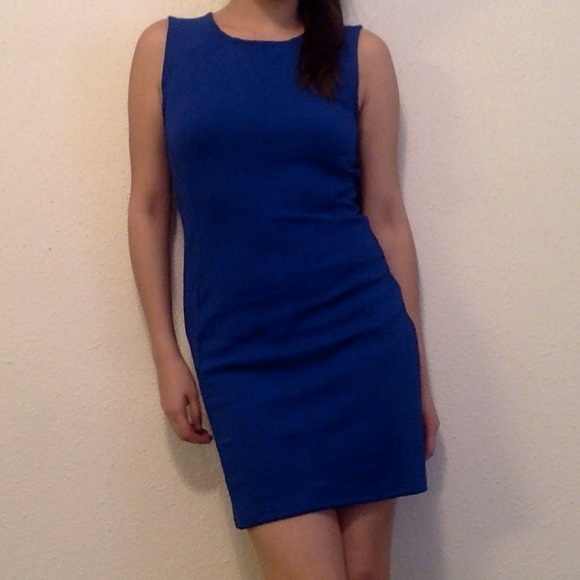 NWOT H&M Royal Blue Bodycon Dress