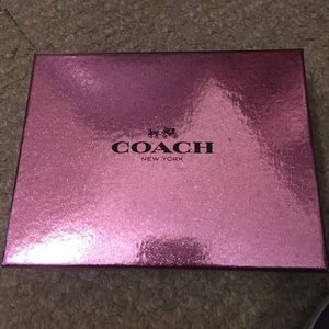 Coach wallet with wrist strap