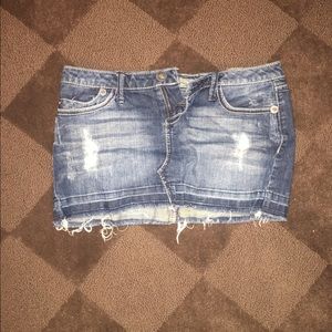 YMI jeans- denim mini skirt