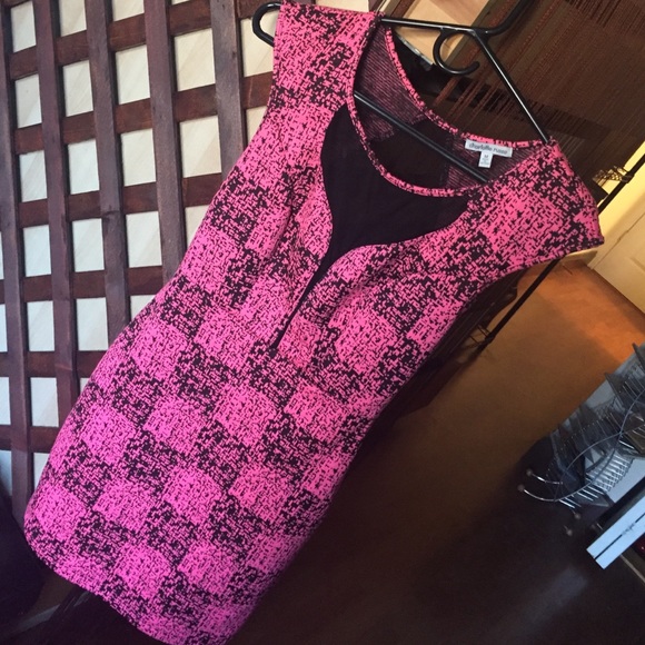 Final: Original pink/black pencil dress