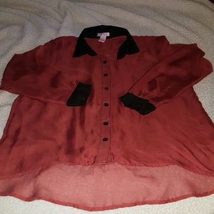 NWOT Lipstick blouse from Body Central