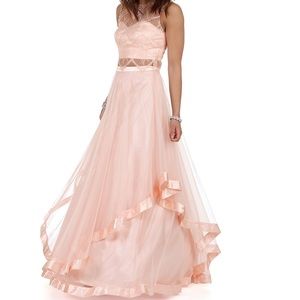 Pink Lace Windsor Prom Dress Pink Lace Windsor Prom Dress
