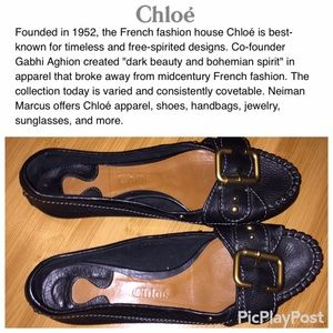Chloe Black Paddington Flats