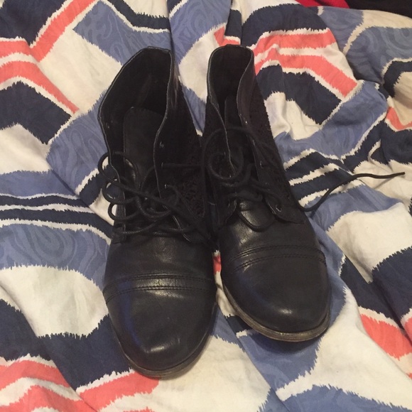 XOXO Lace Detail Ankle Boot