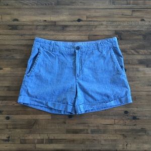 Chambray Chino Roll-up Short