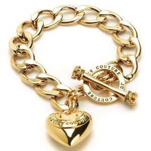 Juicy Couture Gold Charm Starter Bracelet